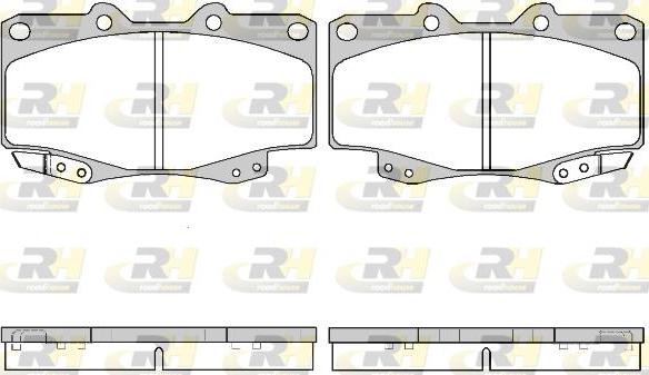 Roadhouse 2315.22 - Kit pastiglie freno, Freno a disco autozon.pro