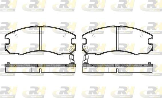 Roadhouse 2316.04 - Kit pastiglie freno, Freno a disco autozon.pro