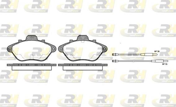 Roadhouse 2310.04 - Kit pastiglie freno, Freno a disco autozon.pro