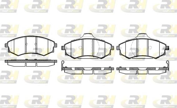 Roadhouse 2318.92 - Kit pastiglie freno, Freno a disco autozon.pro