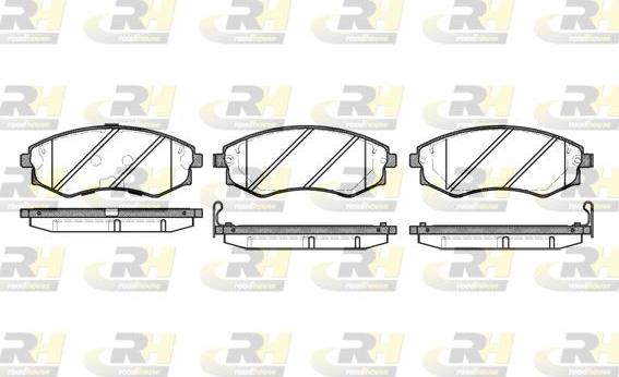 Roadhouse 2318.42 - Kit pastiglie freno, Freno a disco autozon.pro