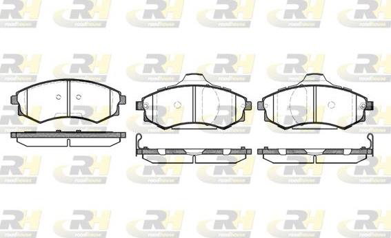 Roadhouse 2318.05 - Kit pastiglie freno, Freno a disco autozon.pro