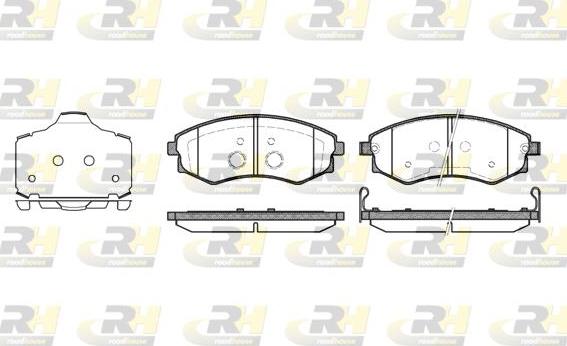 Roadhouse 2318.03 - Kit pastiglie freno, Freno a disco autozon.pro