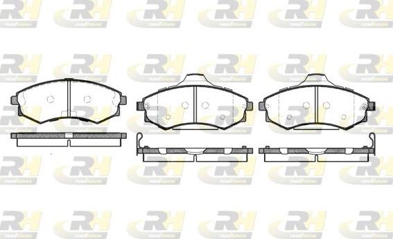 Roadhouse 2318.82 - Kit pastiglie freno, Freno a disco autozon.pro