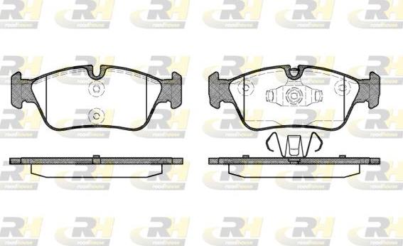 Roadhouse 2384.60 - Kit pastiglie freno, Freno a disco autozon.pro