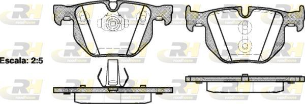 Roadhouse 2381.61 - Kit pastiglie freno, Freno a disco autozon.pro