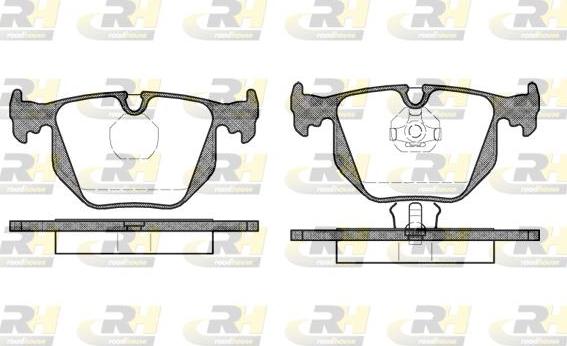 Roadhouse 2381.00 - Kit pastiglie freno, Freno a disco autozon.pro