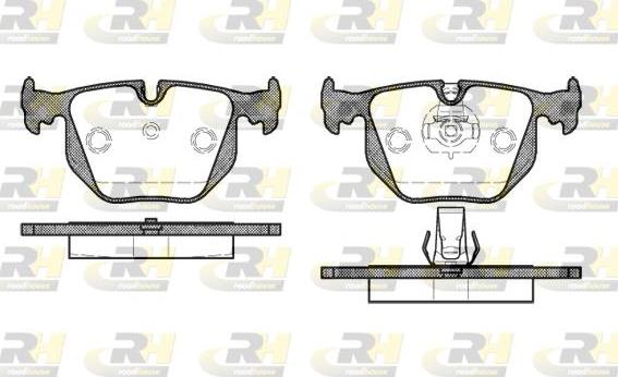 Roadhouse 2381.30 - Kit pastiglie freno, Freno a disco autozon.pro