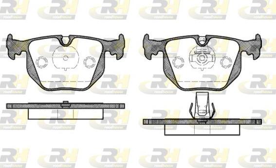 Roadhouse 2381.20 - Kit pastiglie freno, Freno a disco autozon.pro