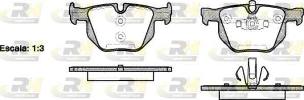 Roadhouse 2381.70 - Kit pastiglie freno, Freno a disco autozon.pro