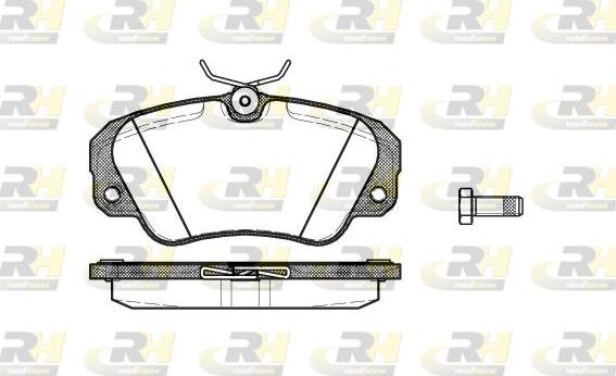 Roadhouse 2382.00 - Kit pastiglie freno, Freno a disco autozon.pro