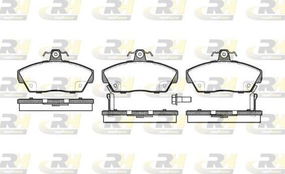 Roadhouse 2330.02 - Kit pastiglie freno, Freno a disco autozon.pro