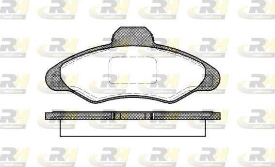 Roadhouse 2331.00 - Kit pastiglie freno, Freno a disco autozon.pro