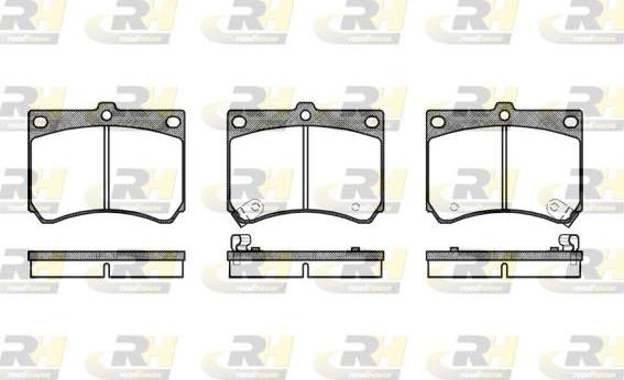 Roadhouse 2333.02 - Kit pastiglie freno, Freno a disco autozon.pro