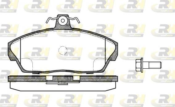 Roadhouse 2337.10 - Kit pastiglie freno, Freno a disco autozon.pro