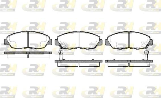 Roadhouse 2324.02 - Kit pastiglie freno, Freno a disco autozon.pro