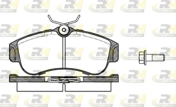 Roadhouse 2320.00 - Kit pastiglie freno, Freno a disco autozon.pro