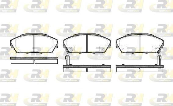 Roadhouse 2323.02 - Kit pastiglie freno, Freno a disco autozon.pro