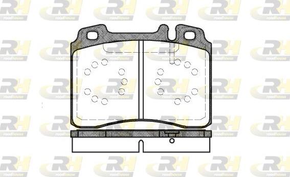 Roadhouse 2379.00 - Kit pastiglie freno, Freno a disco autozon.pro