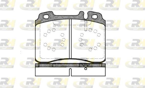 Roadhouse 2379.20 - Kit pastiglie freno, Freno a disco autozon.pro