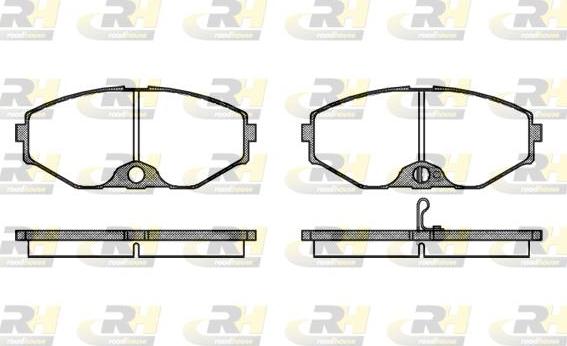 Roadhouse 2375.02 - Kit pastiglie freno, Freno a disco autozon.pro