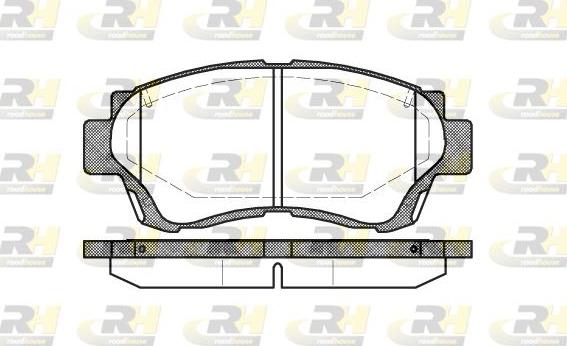 Roadhouse 2370.00 - Kit pastiglie freno, Freno a disco autozon.pro