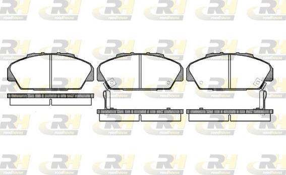 Roadhouse 2371.02 - Kit pastiglie freno, Freno a disco autozon.pro