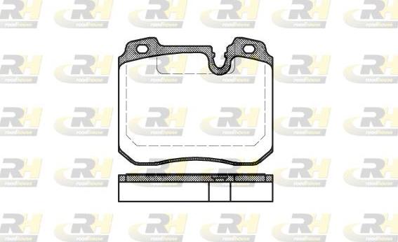 Roadhouse 2378.00 - Kit pastiglie freno, Freno a disco autozon.pro