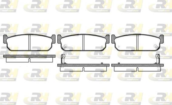 Roadhouse 2373.02 - Kit pastiglie freno, Freno a disco autozon.pro