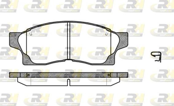 Roadhouse 2377.00 - Kit pastiglie freno, Freno a disco autozon.pro