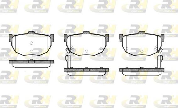 Roadhouse 2294.12 - Kit pastiglie freno, Freno a disco autozon.pro