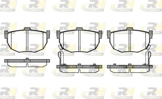 Roadhouse 2294.32 - Kit pastiglie freno, Freno a disco autozon.pro