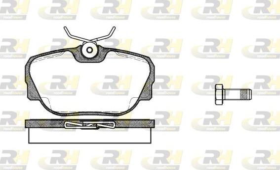 Roadhouse 2296.00 - Kit pastiglie freno, Freno a disco autozon.pro