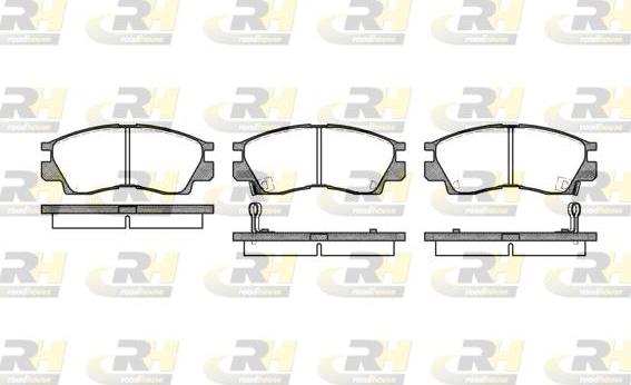 Roadhouse 2290.02 - Kit pastiglie freno, Freno a disco autozon.pro