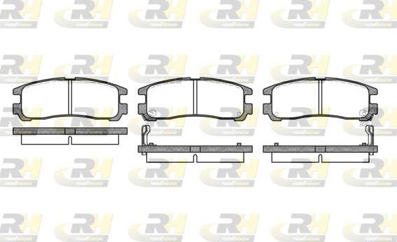 Roadhouse 2291.02 - Kit pastiglie freno, Freno a disco autozon.pro