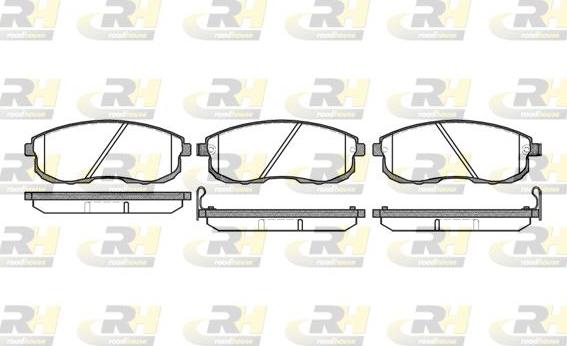 Roadhouse 2293.12 - Kit pastiglie freno, Freno a disco autozon.pro