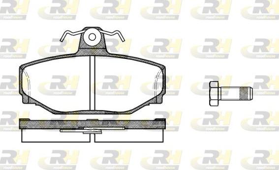 Roadhouse 2297.00 - Kit pastiglie freno, Freno a disco autozon.pro