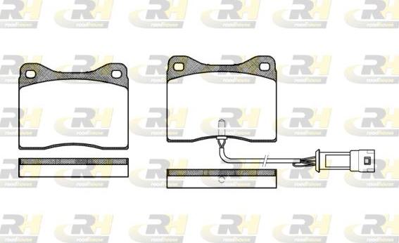 Roadhouse 2249.02 - Kit pastiglie freno, Freno a disco autozon.pro