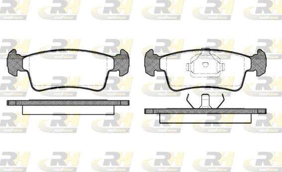 Roadhouse 2240.00 - Kit pastiglie freno, Freno a disco autozon.pro