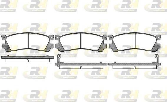 Roadhouse 2248.02 - Kit pastiglie freno, Freno a disco autozon.pro