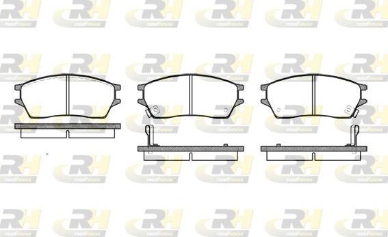 Roadhouse 2243.02 - Kit pastiglie freno, Freno a disco autozon.pro