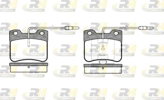 Roadhouse 2247.04 - Kit pastiglie freno, Freno a disco autozon.pro