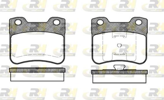 Roadhouse 2247.10 - Kit pastiglie freno, Freno a disco autozon.pro