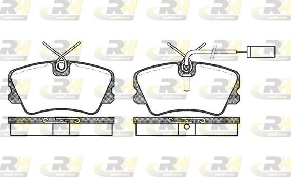 Roadhouse 2259.12 - Kit pastiglie freno, Freno a disco autozon.pro