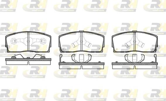 Roadhouse 2254.02 - Kit pastiglie freno, Freno a disco autozon.pro