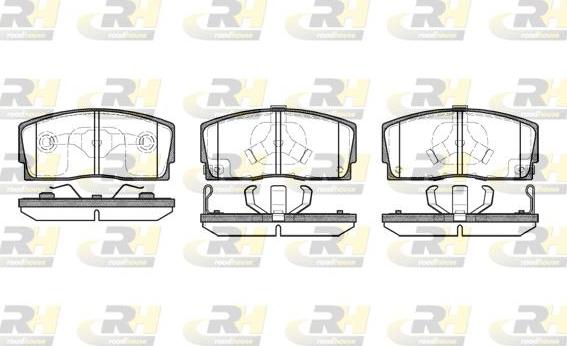 Roadhouse 2254.12 - Kit pastiglie freno, Freno a disco autozon.pro