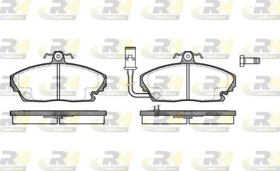 Roadhouse 2250.01 - Kit pastiglie freno, Freno a disco autozon.pro