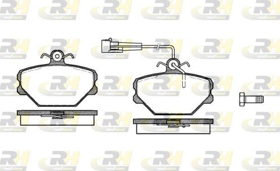 Roadhouse 2264.02 - Kit pastiglie freno, Freno a disco autozon.pro