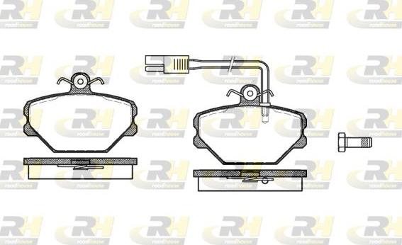 Roadhouse 2264.12 - Kit pastiglie freno, Freno a disco autozon.pro