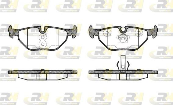 Roadhouse 2265.40 - Kit pastiglie freno, Freno a disco autozon.pro